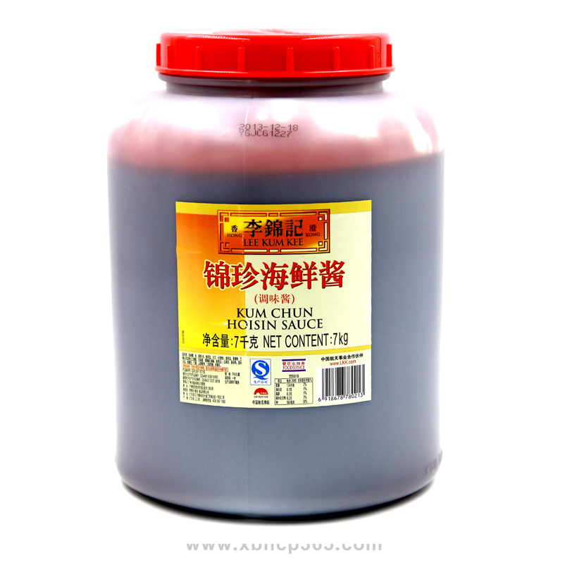 李锦记锦珍海鲜酱7kg桶