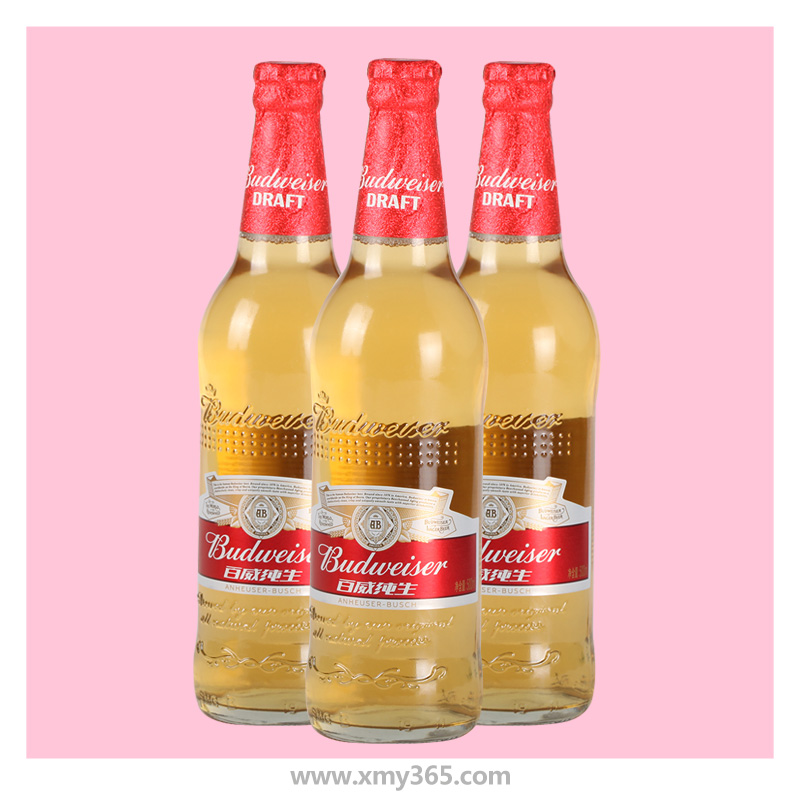 百威纯生啤酒 500ml*12瓶/箱