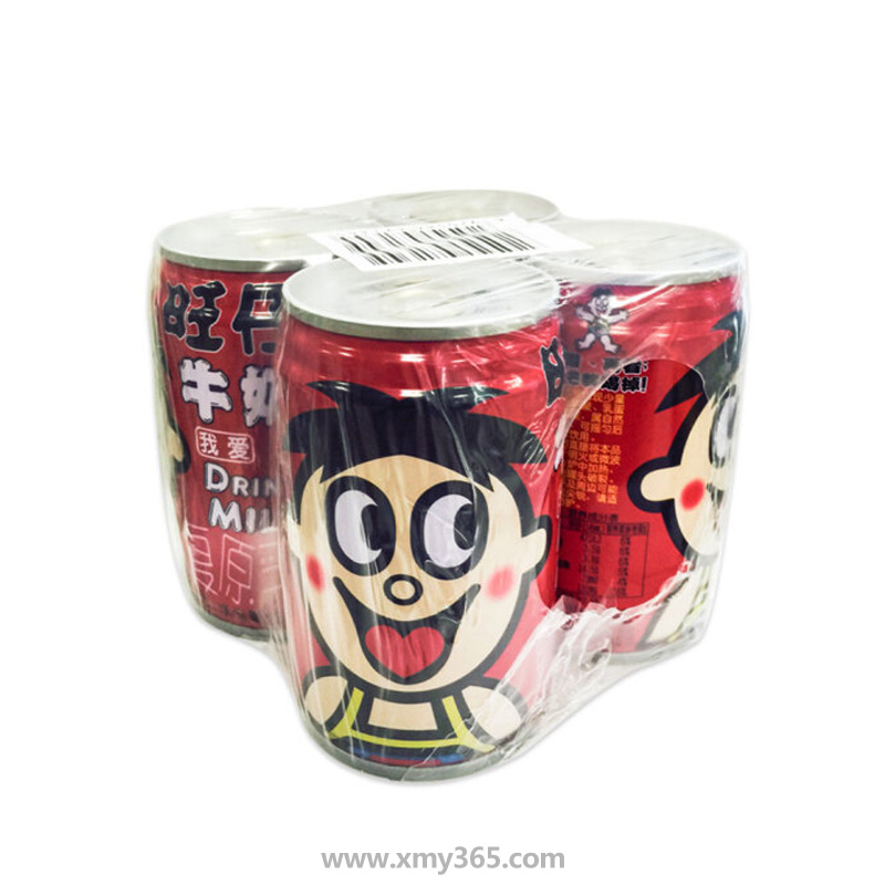 旺仔牛奶铁罐装原味 145ml*4罐/件