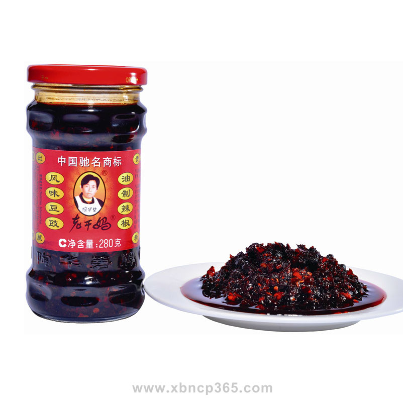 老干妈风味豆豉280g瓶